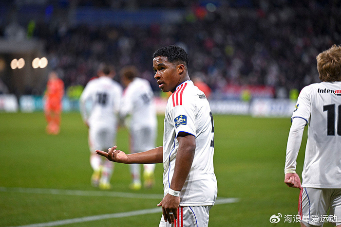 体育平台-4场4球1助+60万收视奇迹！恩德里克征服法甲，回归伯纳乌成定局！|皇马|里昂|巴西|法甲新星|进球数据_新浪新闻